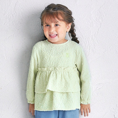 Teddy Bear Emblem Puffy Jacquard Tee