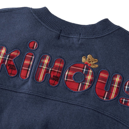 MIKI HOUSE Bear Back Logo Sweatshirt