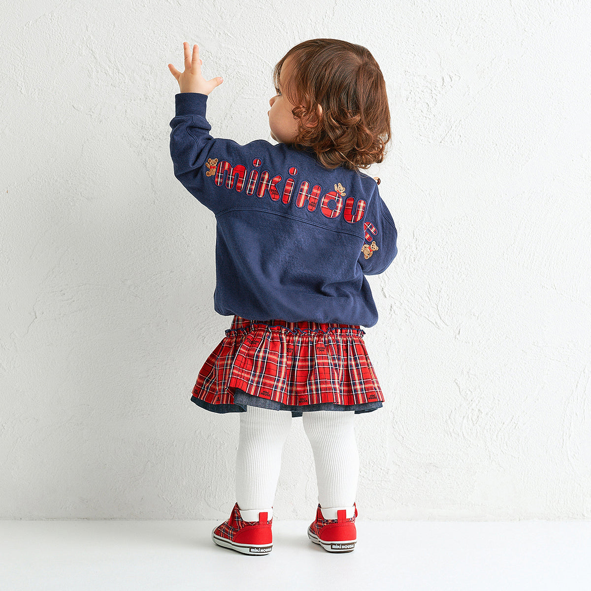 MIKI HOUSE Bear Back Logo Sweatshirt