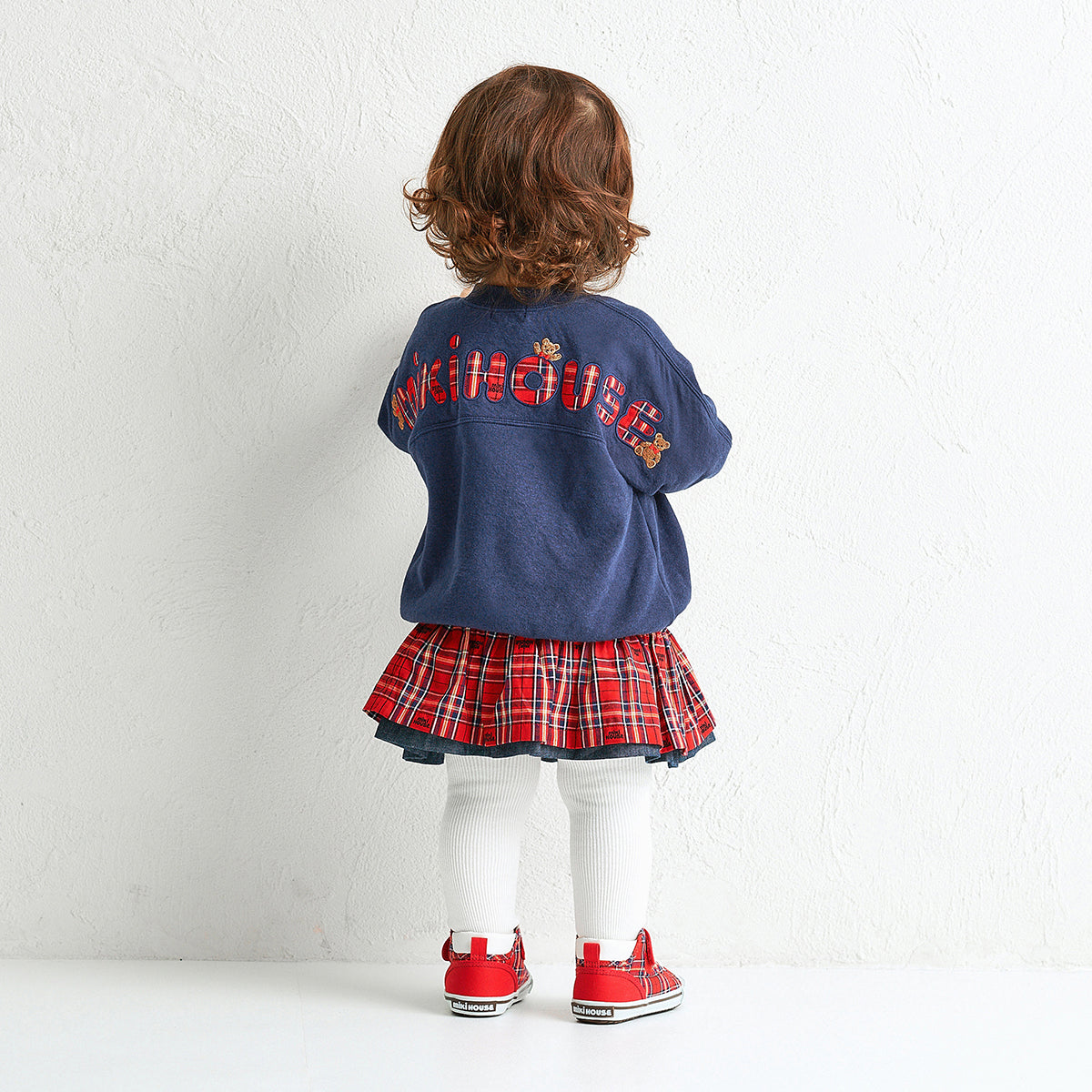 MIKI HOUSE Bear Back Logo Sweatshirt