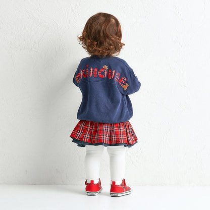 MIKI HOUSE Bear Back Logo Sweatshirt