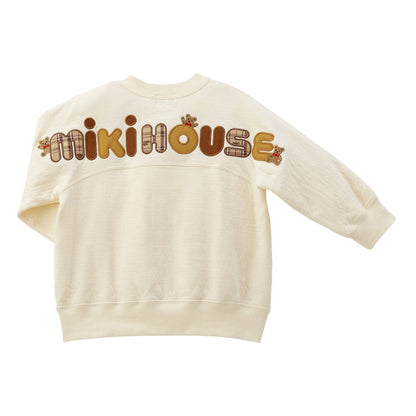 MIKI HOUSE Bear Back Logo Sweatshirt