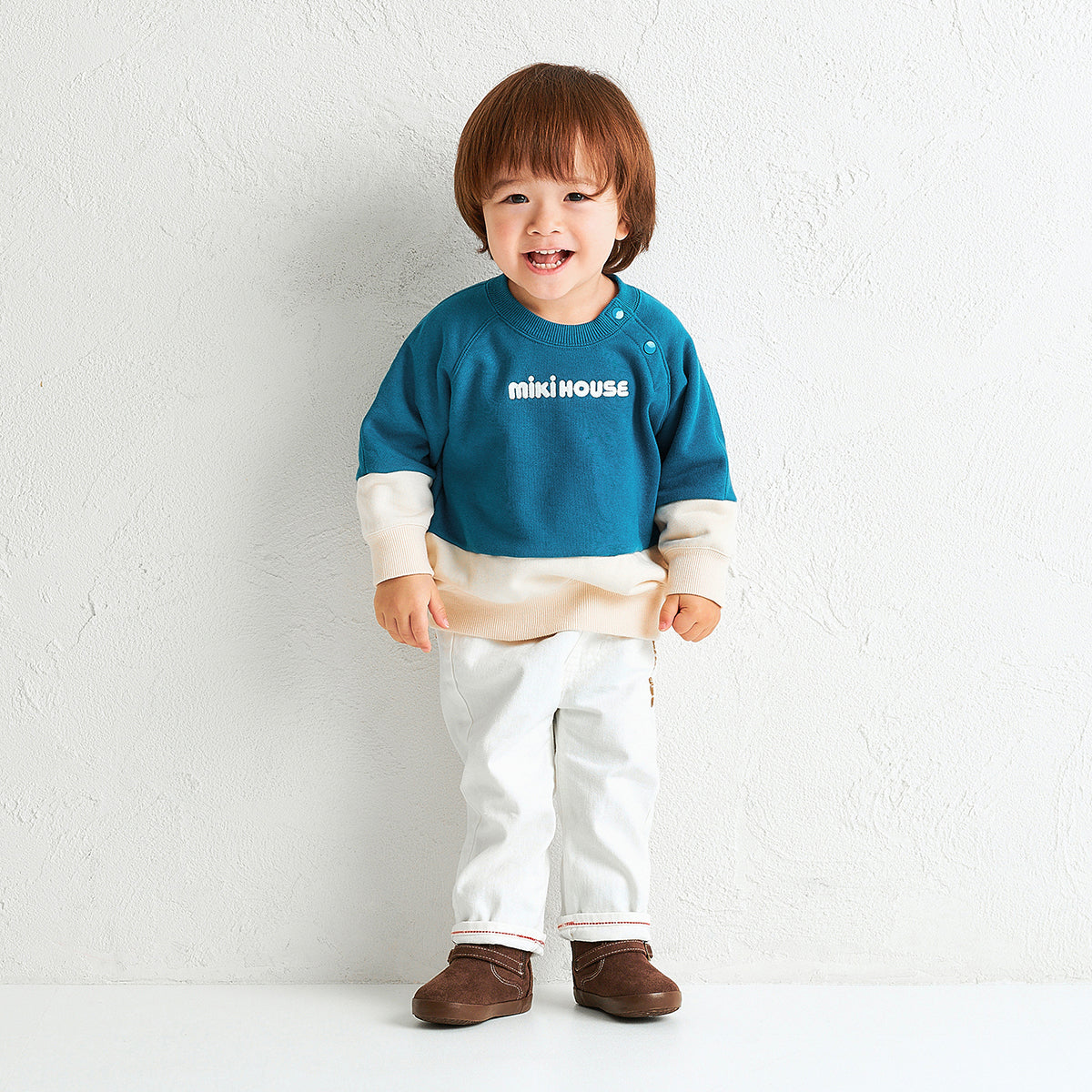 Bicolor Back Logo Sweatshirt
