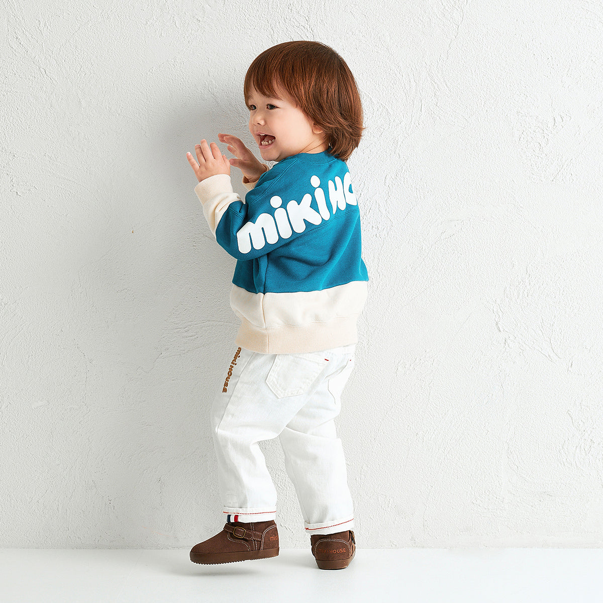 Bicolor Back Logo Sweatshirt