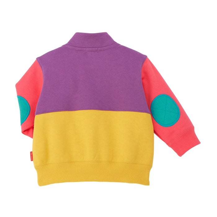 Classic MIKI HOUSE Bear Half-Zip Sweatshirt