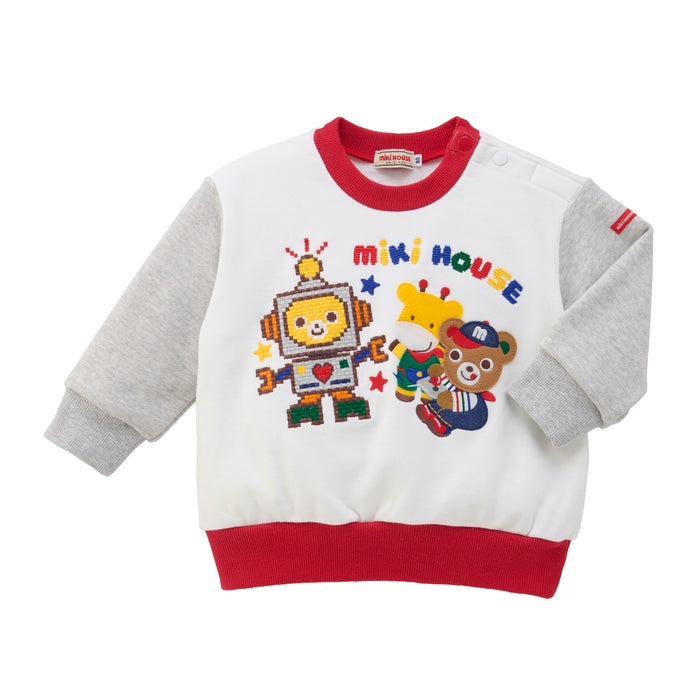 Retro Game Robot Sweatshirt