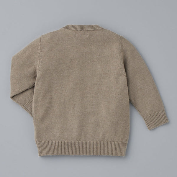 Alashan Cashmere Sweater - BROWN