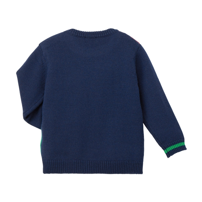 Pucchi's Festive MIKI HOUSE Friends Sweater