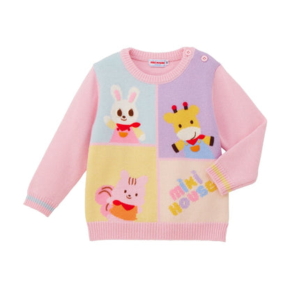 Usako's Festive MIKI HOUSE Friends Sweater