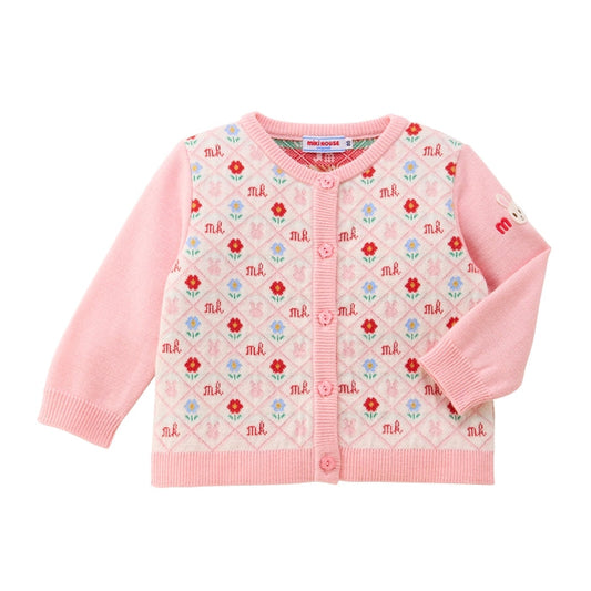 Heritage Monogram Bunny Knit Cardigan
