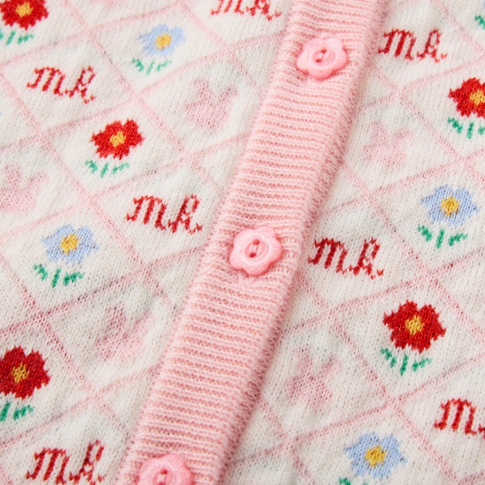 Heritage Monogram Bunny Knit Cardigan