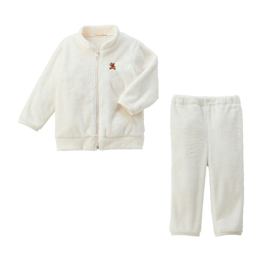 MIKI HOUSE Bear Microfur Loungewear