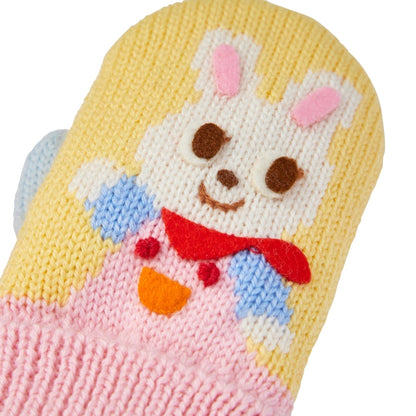 Festive MIKI HOUSE Friends Mittens