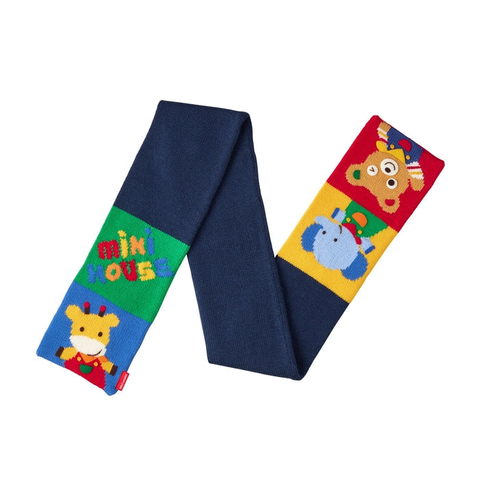 Festive MIKI HOUSE Friends Scarf