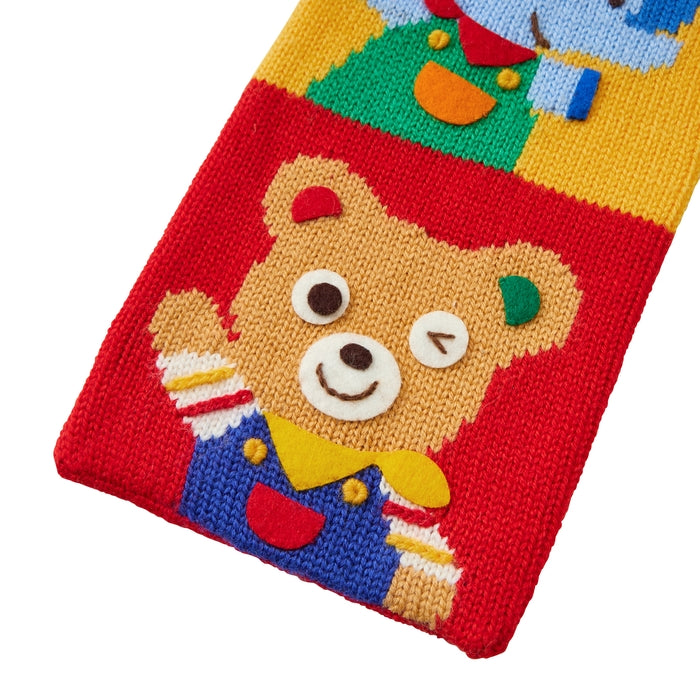 Festive MIKI HOUSE Friends Scarf