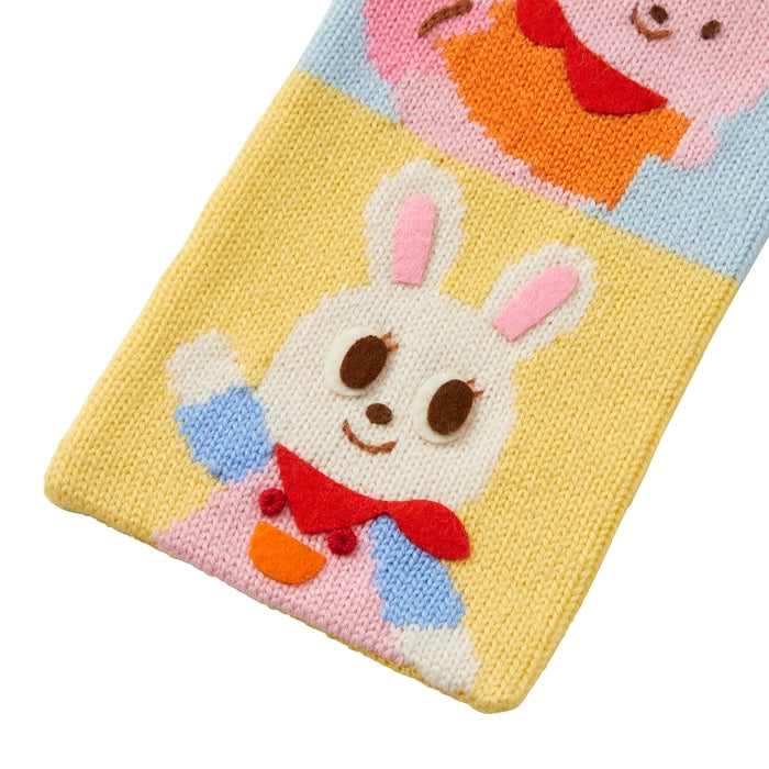 Festive MIKI HOUSE Friends Scarf