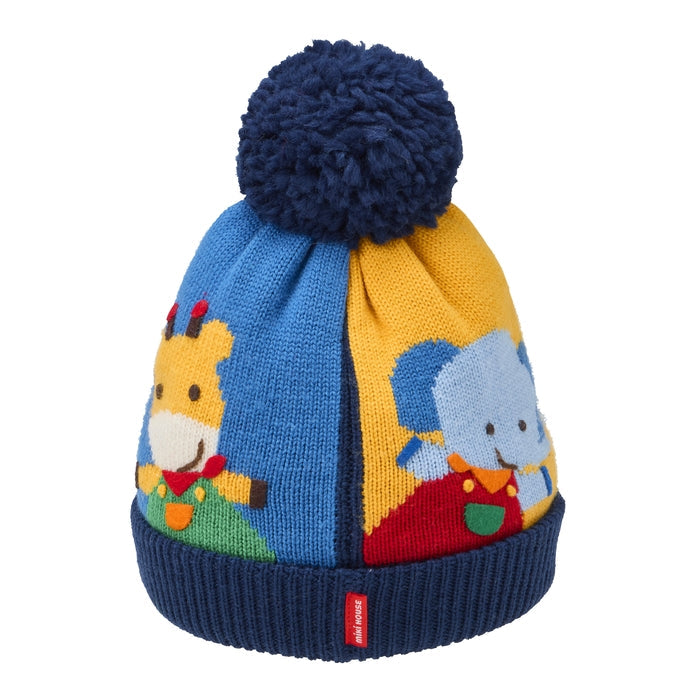 Festive MIKI HOUSE Friends Beanie