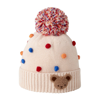 Popcorn Confetti Knit Beanie