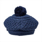 Cable Knitted Bow Beret