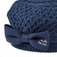 Cable Knitted Bow Beret