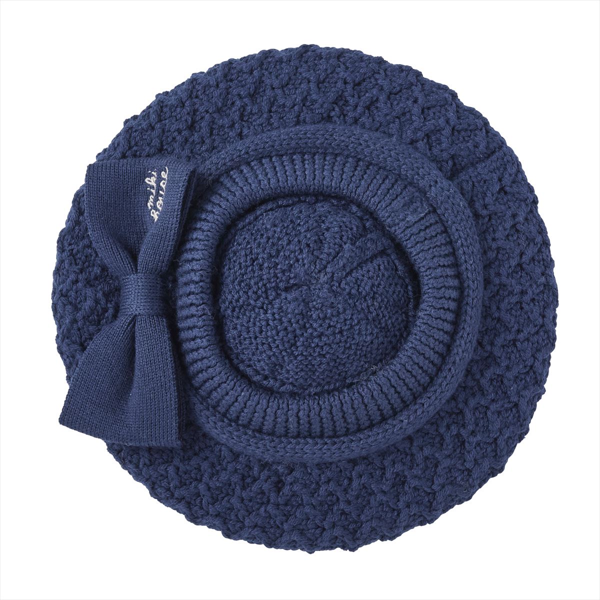 Cable Knitted Bow Beret