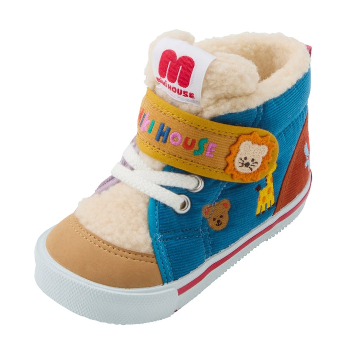 Classic MIKI HOUSE Bear Boa Second Shoes