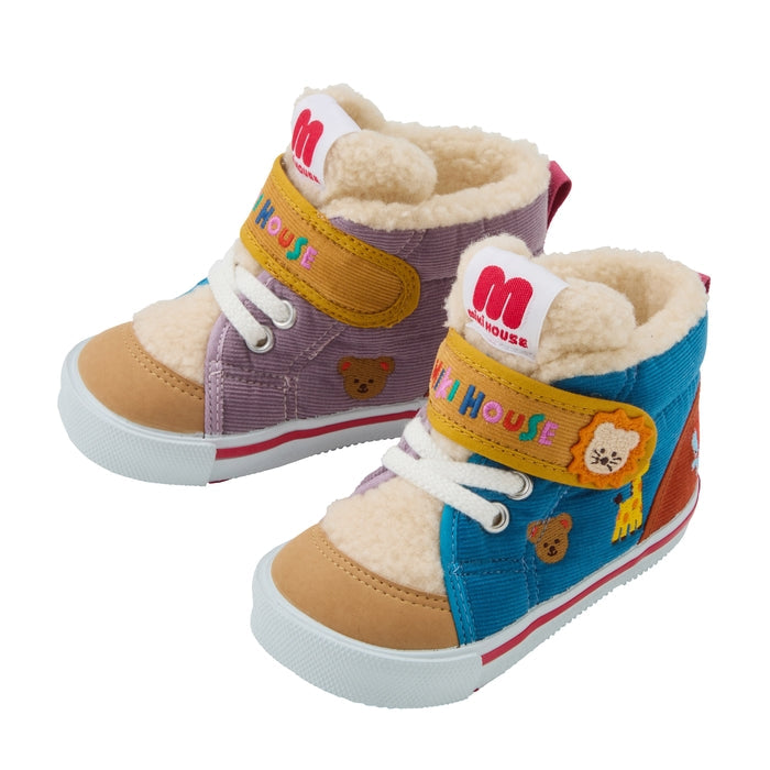 Classic MIKI HOUSE Bear Boa Second Shoes
