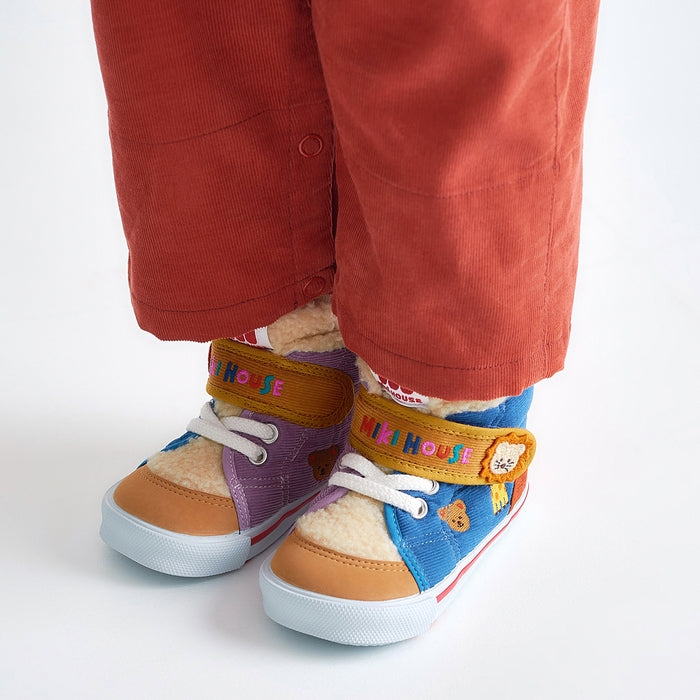 Classic MIKI HOUSE Bear Boa Second Shoes