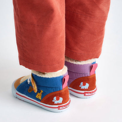Classic MIKI HOUSE Bear Boa Second Shoes