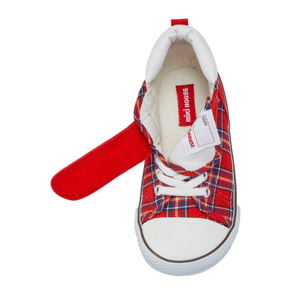 Traditional Tartan Sneakers for Kids