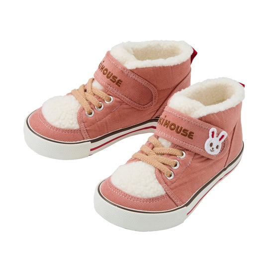 Cozy Corduroy Boa Winter Shoes for Kids