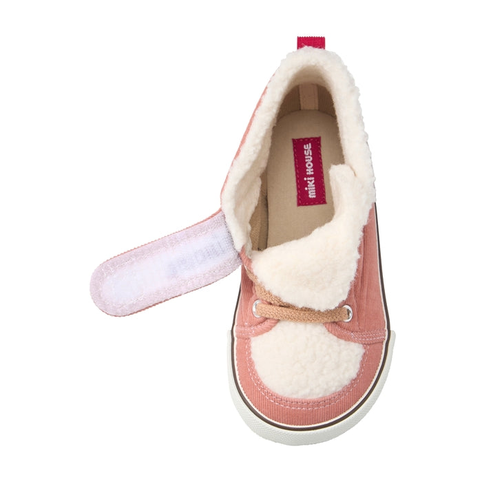 Cozy Corduroy Boa Winter Shoes for Kids