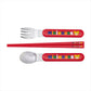 MIKI HOUSE Logo Blocks Trio Cutlery Set