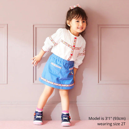 Sweet Candy Flower Blouse