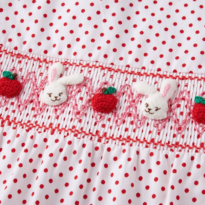 Sweet Candy Apple Smock Blouse