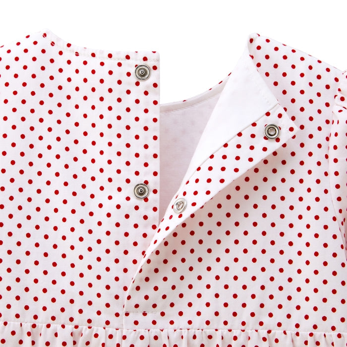 Sweet Candy Apple Smock Blouse