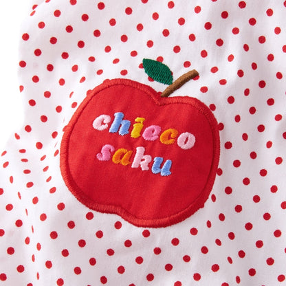 Sweet Candy Apple Smock Blouse