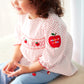 Sweet Candy Apple Smock Blouse