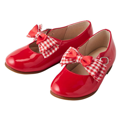 Sweet Gingham Ribbon Ballet Shoes