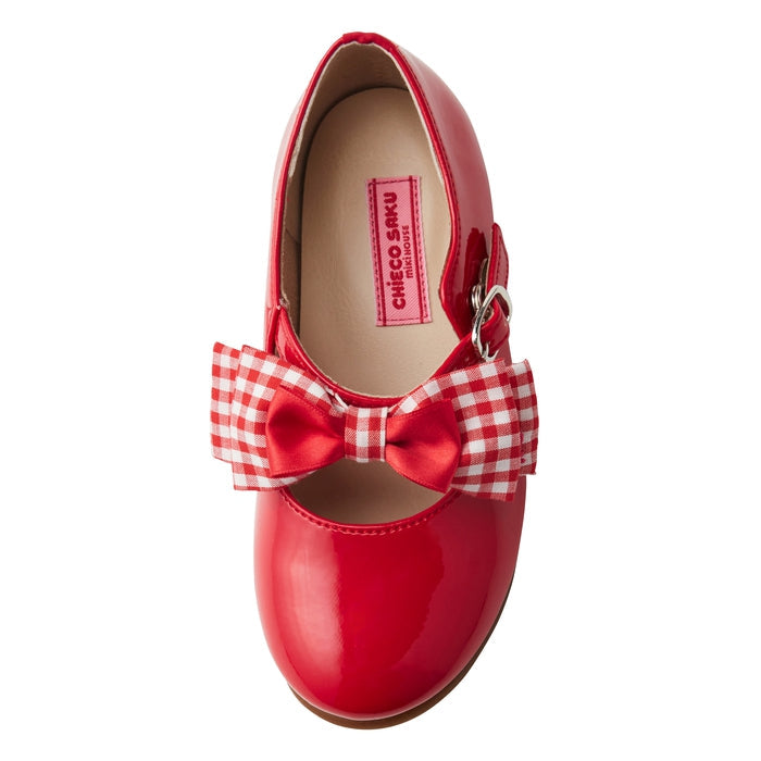 Sweet Gingham Ribbon Ballet Shoes
