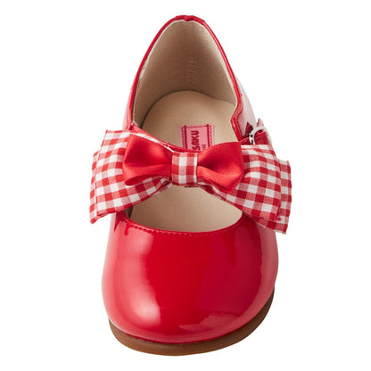 Sweet Gingham Ribbon Ballet Shoes