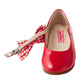 Sweet Gingham Ribbon Ballet Shoes
