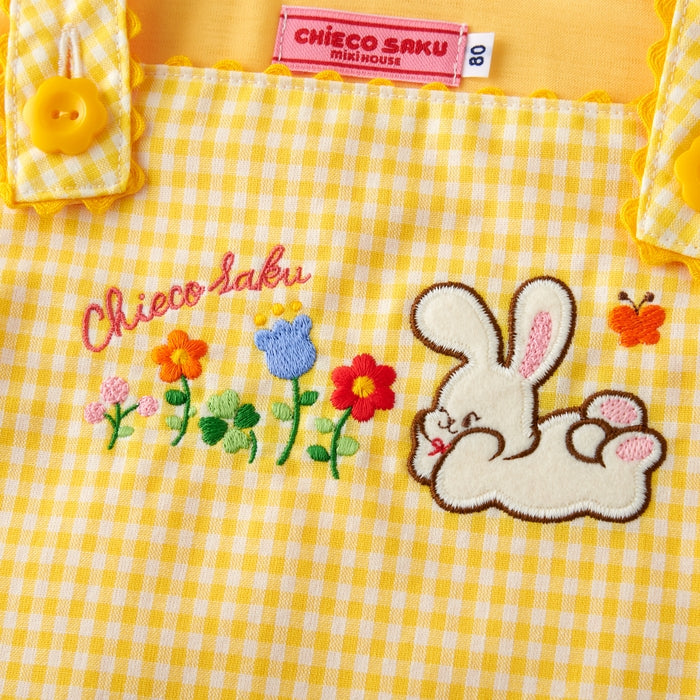 Lucky Clover Gingham Jumper Skirt