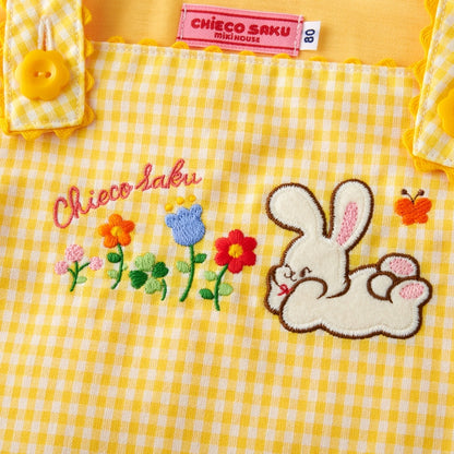 Lucky Clover Gingham Jumper Skirt