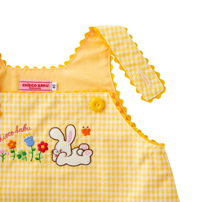 Lucky Clover Gingham Jumper Skirt
