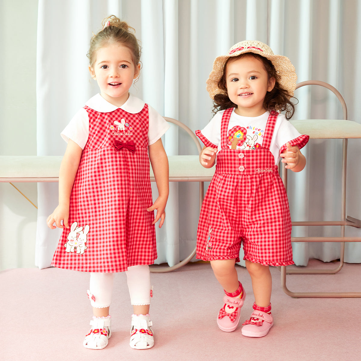 Sweet Gingham Ribbon Dress