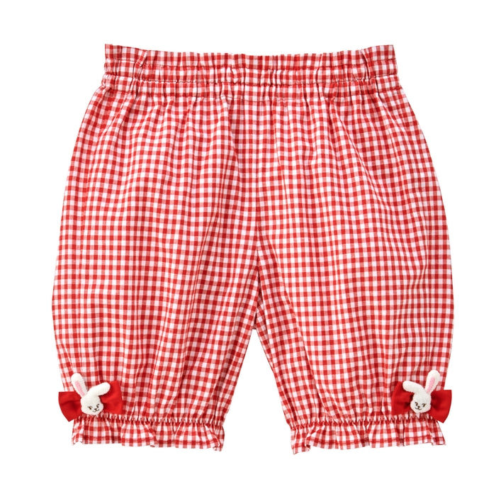 Sweet Gingham Ribbon Shorts