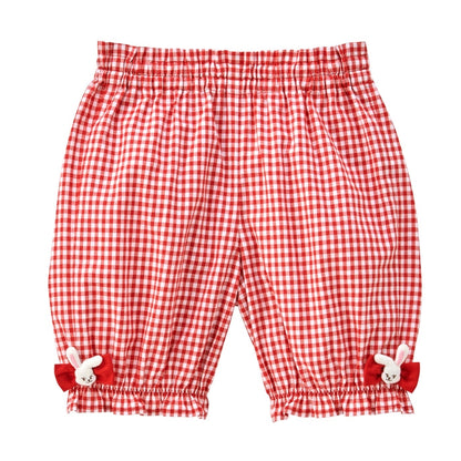 Sweet Gingham Ribbon Shorts