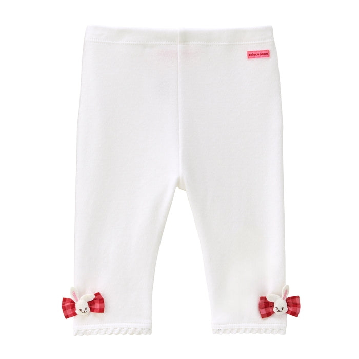 Sweet Gingham Ribbon Cropped Leggings