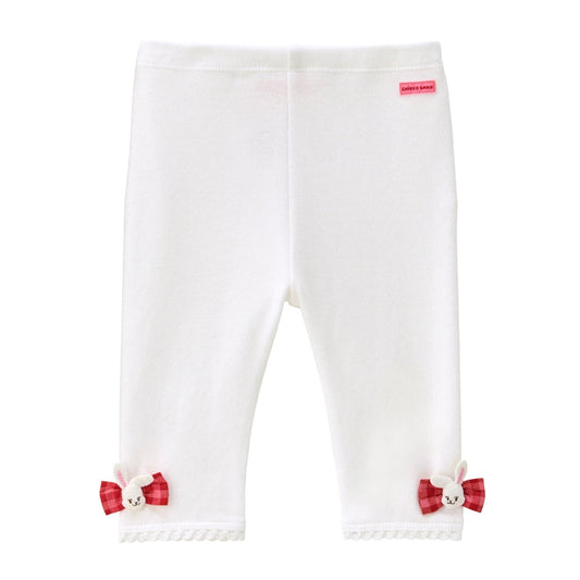 Sweet Gingham Ribbon Cropped Leggings